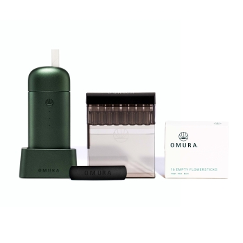 OMURA COMPLETE SET Series X1 Jade(Grün) Vaporizer aus Metall für Flowersticks